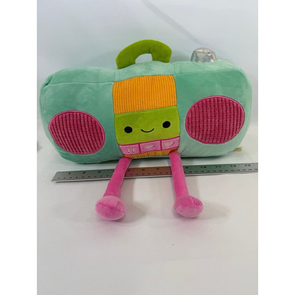 Holiday Home Retro Buddies Colorful Boombox Plush Toy